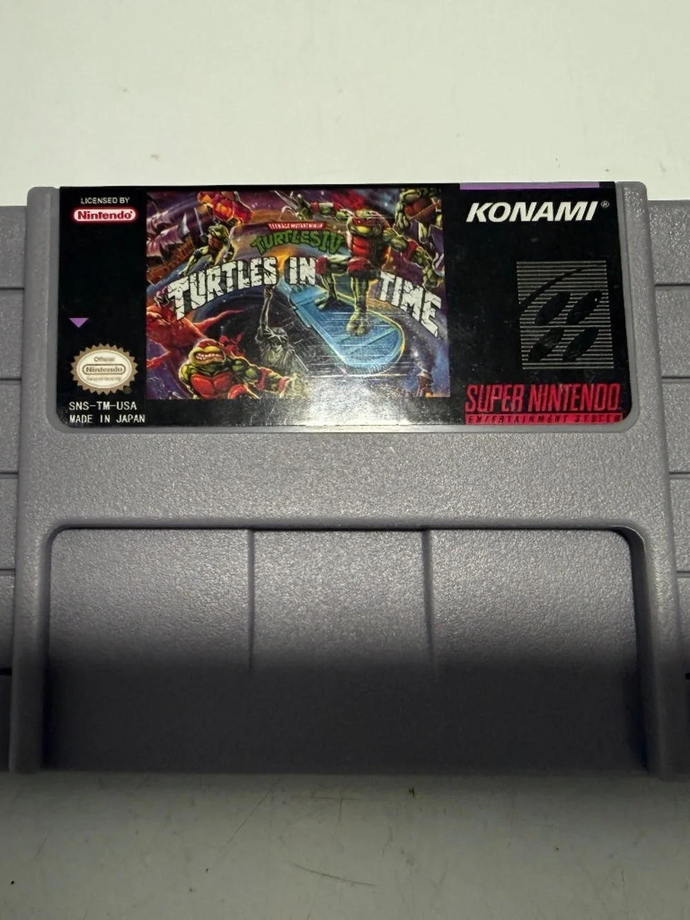 TNMT Turtles in Time SNES